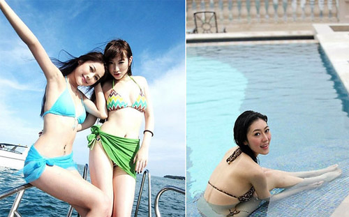 性感的美麗天使 泰國(guó)沙灘上的比基尼秀圖片